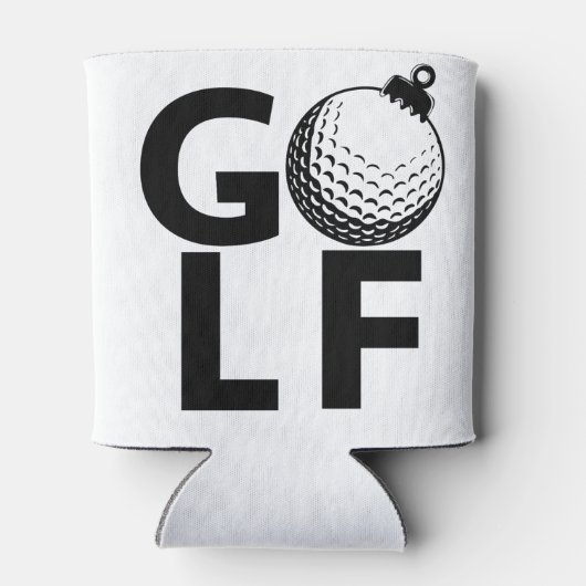 Christmas Golf Ornament 缶クーラー (裏面)