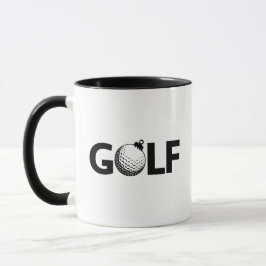 Christmas Golf Ornament Classic マグカップ