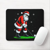 Christmas Golf Santa Golfer Xmas Funny Christmas G マウスパッド (マウス)