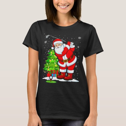 Christmas Golf Santa Golfer Xmas Funny Christmas G Tシャツ (正面)