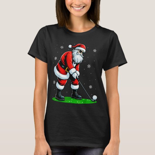 Christmas Golf Santa Golfer Xmas Funny Christmas G Tシャツ (正面)