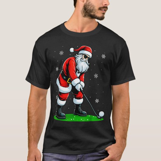 Christmas Golf Santa Golfer Xmas Funny Christmas G Tシャツ (正面)