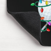Christmas Golf Xmas Santa Srts Hat Golfer Golfing  マウスパッド (コーナー)