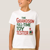 Christmas Grandson Toy Tester Tシャツ (正面)