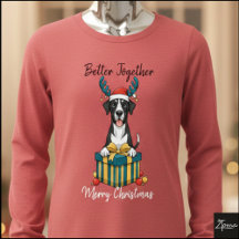Christmas Great Dane Reindeer Gift Graphic