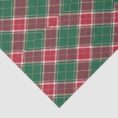 Christmas Green and Burgundy Plaid 薄葉紙 (詳細)