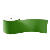Christmas Green Decorative Grosgrain Ribbon グログランリボン (リール)