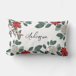 Christmas Greenery Berries  ランバークッション
