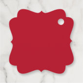 Christmas Greenery Berries Holiday フェイバータグ (裏面)