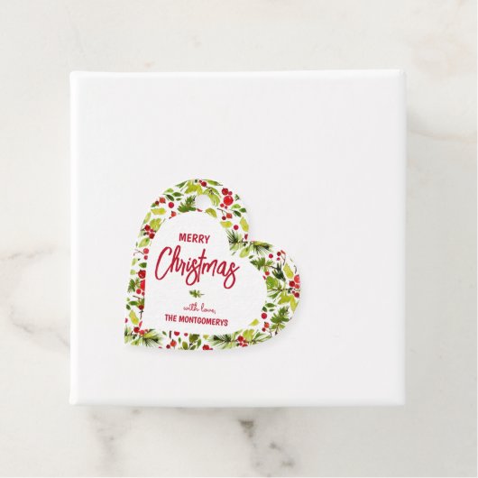 Christmas Greenery Berries Holiday フェイバータグ (インサイチュ)