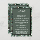 Christmas Greenery Enclosure Card Details エンクロージャーカード (正面/裏面)