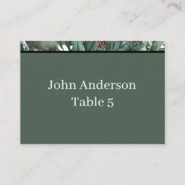 Christmas Greenery Place Card プレイスカード