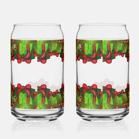 Christmas Greenery & Presents: Magical Holiday ガラス缶 (右)