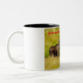 Christmas Greetes my Hunter Gatherer ツートーンマグカップ (左)