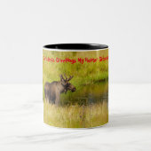 Christmas Greetes my Hunter Gatherer ツートーンマグカップ (中央)