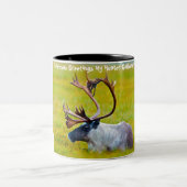 Christmas Greetes my Hunter Gatherer ツートーンマグカップ (中央)