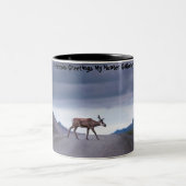 Christmas Greetes my Hunter Gatherer ツートーンマグカップ (中央)