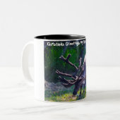 Christmas Greetes my Hunter Gatherer ツートーンマグカップ (正面左)