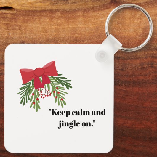 Christmas Greeting キーホルダー (裏面)