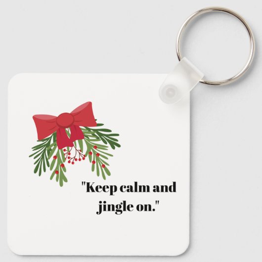 Christmas Greeting キーホルダー (裏面)