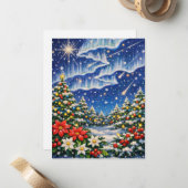 Christmas greeting★ ノートカード (正面/裏面インサイチュ)