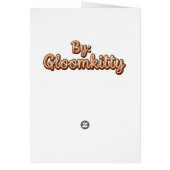 Christmas Greeting Card (裏面)