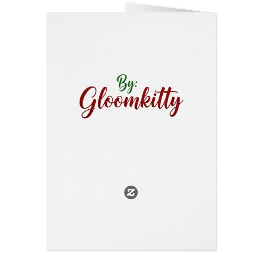 Christmas Greeting Card (裏面)