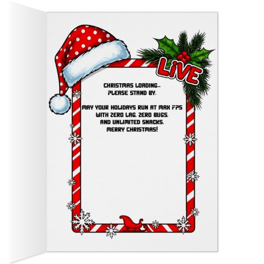 Christmas Greeting Card (内側 (右))