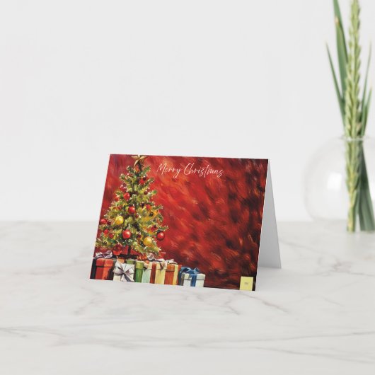 Christmas greeting card サンキューカード (正面)
