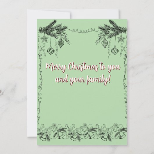 Christmas Greeting Card シーズンカード (裏面)