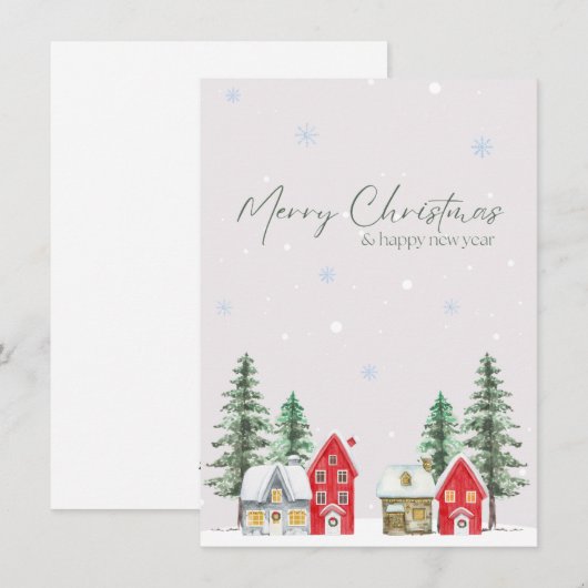 Christmas Greeting Card シーズンカード (正面/裏面)