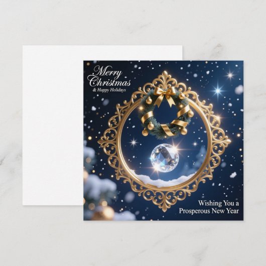 Christmas Greeting Card シーズンカード (正面/裏面)