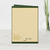 Christmas Greeting Card - Cabin in the Woods カード (裏面)