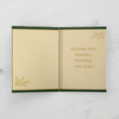 Christmas Greeting Card - Cabin in the Woods カード (内部)