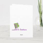 Christmas greeting card for Wife シーズンカード (裏面)