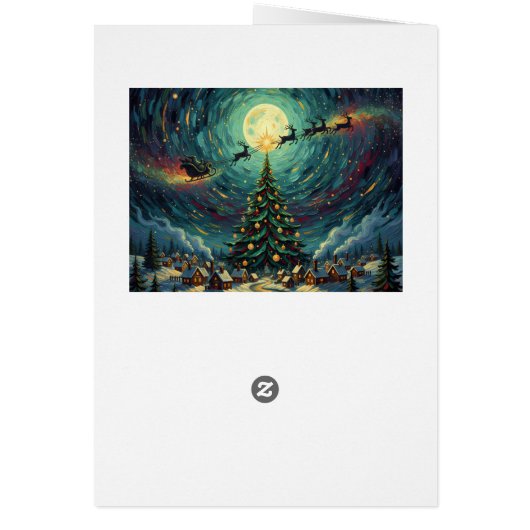 Christmas Greeting Card - Van Gogh Starry Sky (裏面)