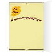 Christmas Greeting Card - Van Gogh Starry Sky (内側 (左))