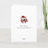 Christmas greeting card with cartoon koala シーズンカード (裏面)