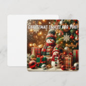 Christmas Greeting Postcard シーズンカード (正面/裏面)