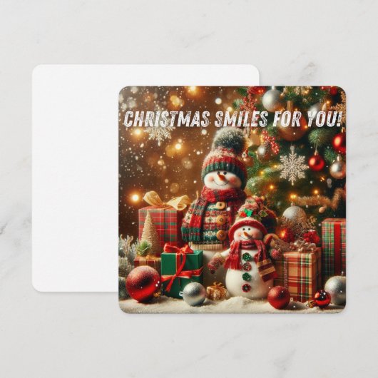 Christmas Greeting Postcard シーズンカード (正面/裏面)