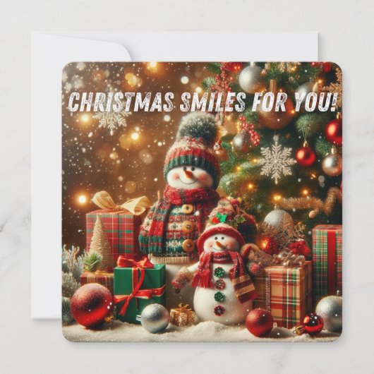 Christmas Greeting Postcard シーズンカード (正面)
