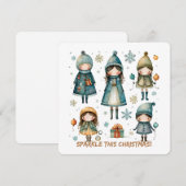 Christmas Greeting Postcard シーズンカード (正面/裏面)
