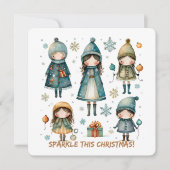 Christmas Greeting Postcard シーズンカード (正面)