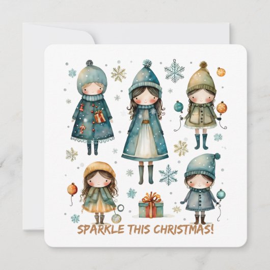 Christmas Greeting Postcard シーズンカード (正面)