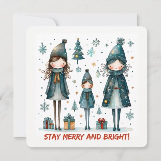 Christmas Greeting Postcard シーズンカード (正面)