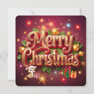 Christmas Greeting Postcard シーズンカード