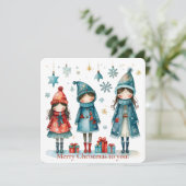 Christmas Greeting Postcard シーズンカード (スタンド正面)