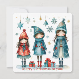 Christmas Greeting Postcard シーズンカード