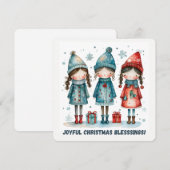 Christmas Greeting Postcard シーズンカード (正面/裏面)