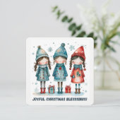 Christmas Greeting Postcard シーズンカード (スタンド正面)